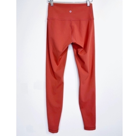 Lululemon Wunder Under High-Rise Tight Full-On Luxtreme 28" Brick Rose - Picture 5 of 11